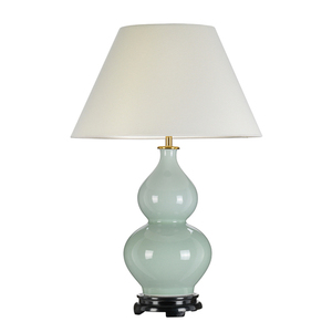 Harbin Gourd 1 Light Table Lamp With Tall Empire - Celadon Elstead small 1