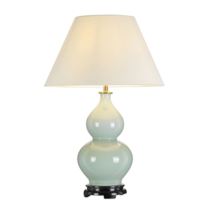 Harbin Gourd 1 Light Table Lamp With Tall Empire - Celadon Elstead small 0