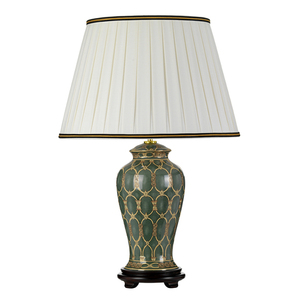 1 světelná stolní lampa Sashi s vysokým empírovým stínidlem Elstead small 1