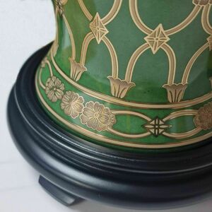 1 světelná stolní lampa Sashi s vysokým empírovým stínidlem Elstead small 3