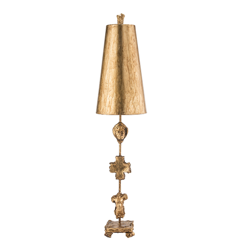 Kontrola Fragment 1 světelná stolní lampa - zlatá Elstead