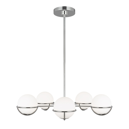 Kontrola Lustr Apollo 5 Light - leštěný nikl Elstead