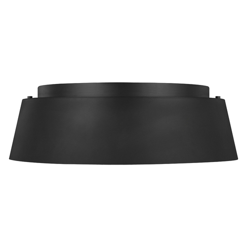 Kontrola Asher 3 Light Flush Light - Midnight Black Elstead