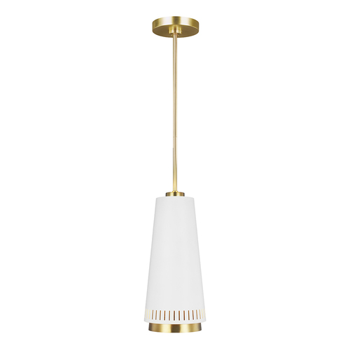 Kontrola Carter 1 Light Pendant - Styl A - Matná bílá Elstead