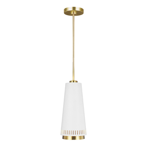 Carter 1 Light Pendant - Styl A - Matná bílá Elstead small 0