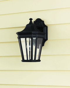 Malá nástěnná lucerna Cotswold Lane 1 Light - černá Elstead small 1
