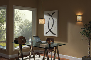 Joplin 1 Light Mini Pendant Lamp Elstead. small 2