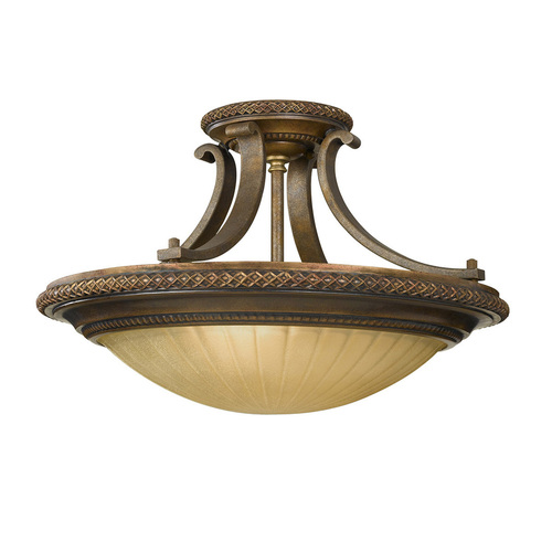 Kontrola Kelham Hall 2 Light Semi-Flush Light Elstead