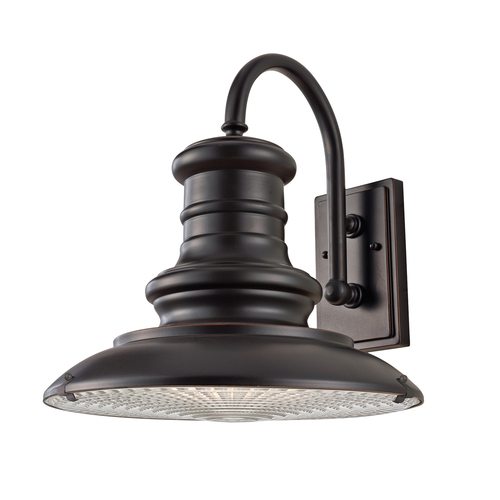 Kontrola Redding Station 1 Light Large Wall Lantern - Restoration Bronze Elstead