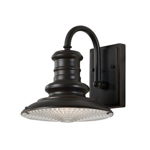 Kontrola Redding Station 1 Light Small Wall Lantern - Restoration Bronze Elstead