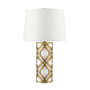 Stolní lampa Arabella 1 Light - Zlatá barva Elstead small 0