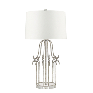 Stolní lampa Stella 1 Light - Stříbrná barva Elstead small 0