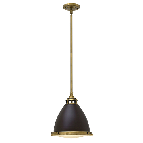 Kontrola Amelia 1 Light Medium Pendant Lamp - Buckeye Bronze/Restoration Bronze Elstead.