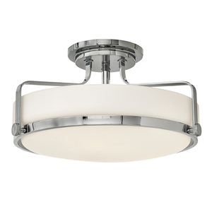 Harper Medium Semi Flush - leštěný chrom Elstead small 0