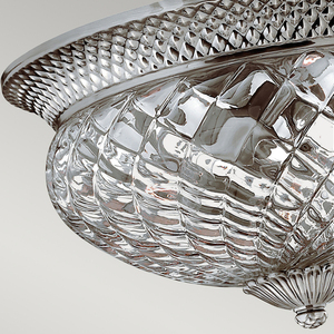 Plantation 3 Light Large Flush - leštěný antický nikl Elstead small 2