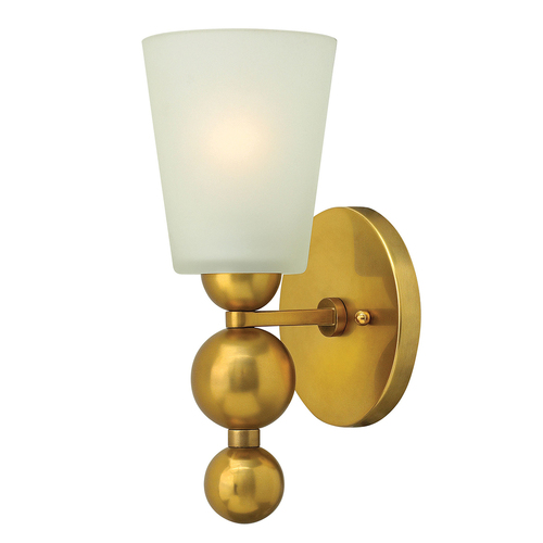 Kontrola Zelda 1 světelné nástěnné svítidlo - Vintage Brass Elstead