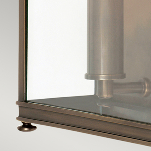 Holborn 2 Light Half Lantern Medium - Dark Bronze Elstead small 3
