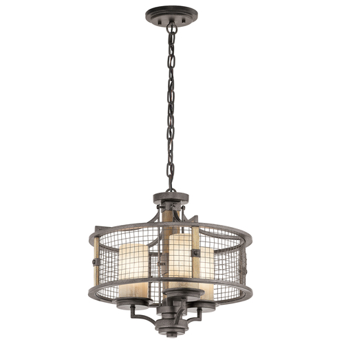 Kontrola Lustr Ahrendale 3 Light Duo-Mount Elstead