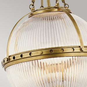 Přívěsek Aster 3 Light - přírodní mosaz Elstead small 3