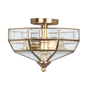 Old Park 2 Light Semi-Flush - starobronzová Elstead small 0