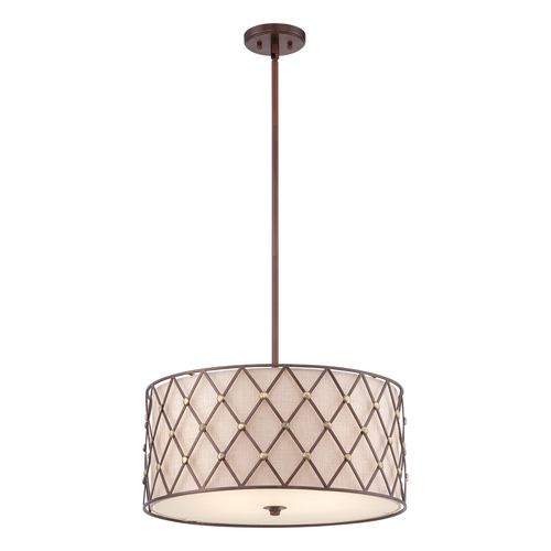 Kontrola Závěsné svítidlo Elstead Brown Grille 4