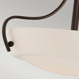 Chantilly 3 Light Semi-Flush Light Elstead small 2