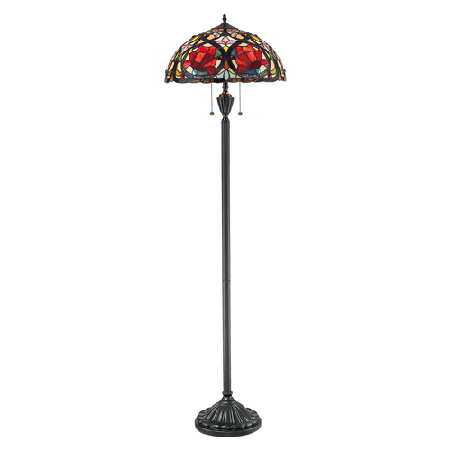 Kontrola Stojací lampa Tiffany Larissa 2 - Elstead
