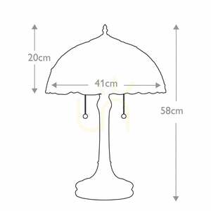 2 světelné stolní lampy Larissa Elstead small 5