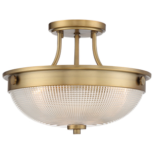 Mantle 2 Light Semi-Flush - zvětralá mosaz Elstead small 0