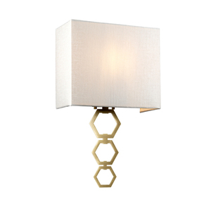 Ria Medium 1 Light Wall Light - Aged Brass Elstead small 0