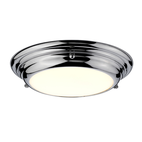 Kontrola Welland 1 Light Mini LED Flush Light - Polished Chrome Elstead