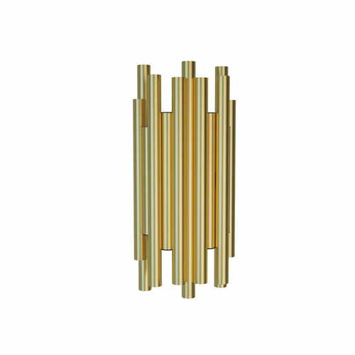 Kontrola Nástěnné svítidlo Max Light Organic W0311D kartáčované zlato LED 43 cm