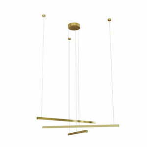 Závěsné světlo Max Light Trio 3 P0474D kartáčované zlato LED 100 cm 0 Závěsné světlo Max Light Trio 3 P0474D kartáčované zlato LED 100 cm small 0