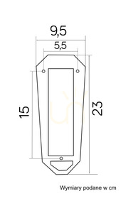 Venkovní nástěnné svítidlo SU-MA Kule s košem 250 černá patina K 3012/1/KPO 250 U small 5