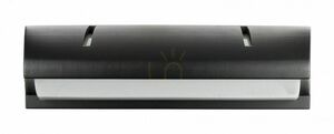 Venkovní nástěnné svítidlo SU-MA NELLY černé IP54 E27 2x60W 91012C BL small 1