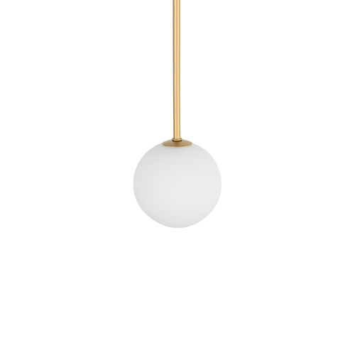 Kontrola Závěsné svítidlo Nowodvorski KIER L 10308 saténově zlaté s bílým sklem 1×G9 15 cm