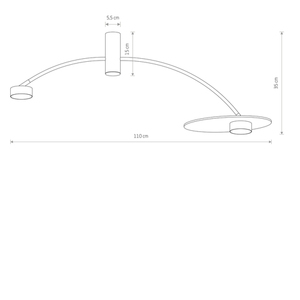 Designové stropní svítidlo HEFT 10356 Nowodvorski small 6