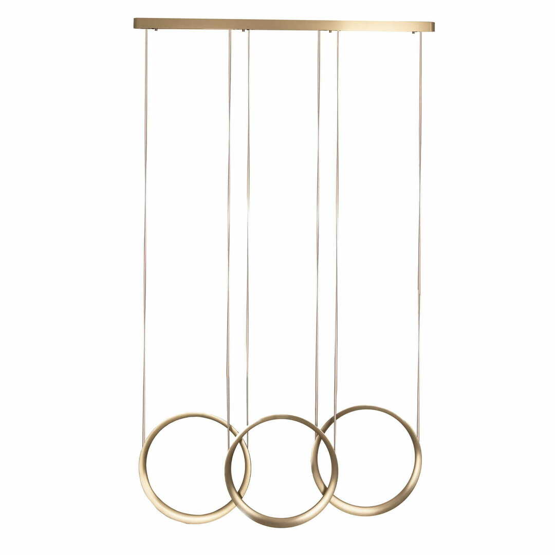 Kontrola Přívěsek světla Max Light P0491 zlatý 123 cm LED 3000K Přívěsek světla Max Light P0491 zlatý 123 cm LED 3000K