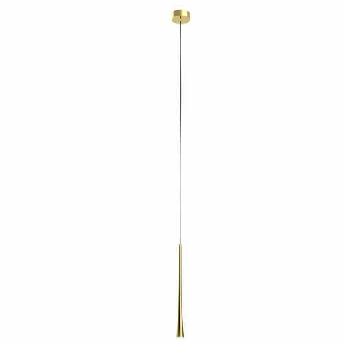 Kontrola Závěsné svítidlo Max Light Coffee P0484 z broušeného zlata LED 7 W, 140 cm