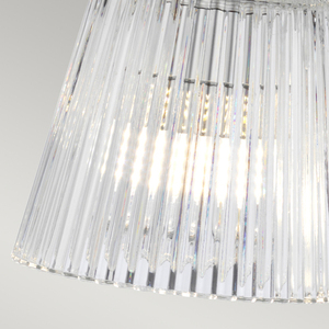 Koupelnové nástěnné svítidlo Addison 4x G9 LED 3 W IP44 82 cm, leštěný chrom a vroubkované sklo, Quintiesse small 4