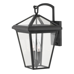 Střední nástěnná lucerna Alford Place - 2 světelné zdroje - Black Quintiesse small 0