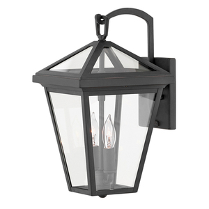 Malá nástěnná lucerna Alford Place - 2 světelné zdroje - Black Quintiesse small 0