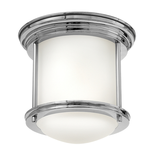 Kontrola Plafond Hadrian - 1 světelný zdroj - opálové sklo - Chrome Quintiesse