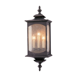 Venkovní nástěnné svítidlo Quintiesse Market Square QN-MARKET-SQUARE-L 3×E14, tmavý bronz small 0