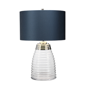 Stolní lampa Milne - 2 světelné zdroje - Tmavě modré stínidlo Quintiesse small 3