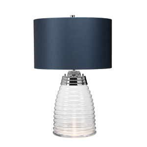 Stolní lampa Milne - 2 světelné zdroje - Tmavě modré stínidlo Quintiesse small 0