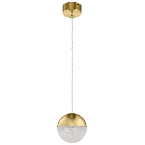 Kontrola Malá závěsná LED lampa Moonlit - šampaňské zlato Quintiesse