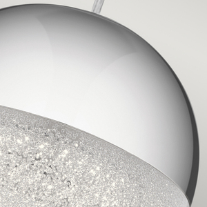 Malá závěsná LED lampa Moonlit - Leštěný chrom Quintiesse small 2