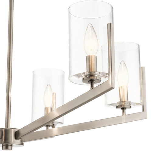 Kontrola Lustr Quintiesse Nye QN-NYE6-CLP, 6 × E14, Classic Pewter