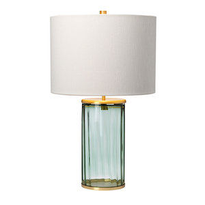 Stolní lampa Reno - 1 světelný zdroj - zelená/staromosaz Quintiesse small 1